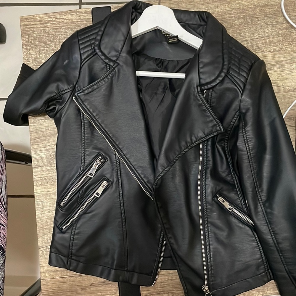 Leather jacket